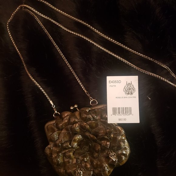 NEW Brighton Roselie Coin Purse in Pewter - Picture 1 of 5